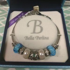 NEW Gorgeous Bella Perlina Charm Bracelet